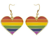 LGBT Heart Earrings